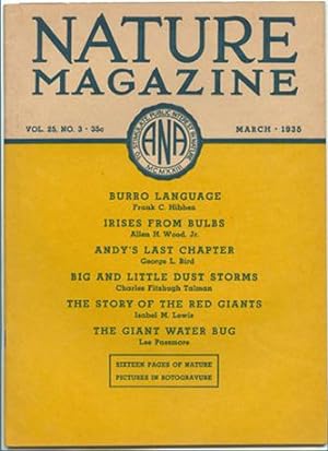 Nature Magazine; March 1935; Volume 25; No 3.