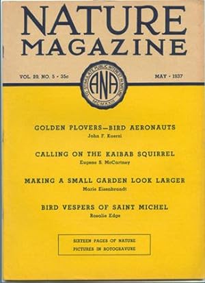 Nature Magazine; May 1937; Volume 29; No 5.