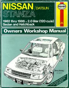 Nissan/Datsun Stanza Owners Workshop Manual.