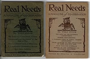 Seller image for Real needs: a magazine of co-ordination. [Nos. 1-2, all published] for sale by Rulon-Miller Books (ABAA / ILAB)