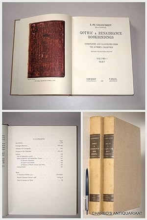 Imagen del vendedor de Gothic & Renaissance bookbindings. Exemplified and illustrated from the author's collection. (2 vol. set). a la venta por Charbo's Antiquariaat