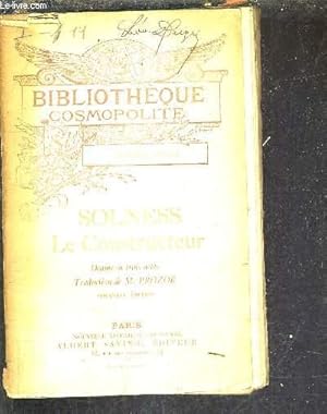Seller image for SOLNESS LE CONSTRUCTEUR / DRAME EN TROIS ACTES / NOUVELLE EDITION. for sale by Le-Livre
