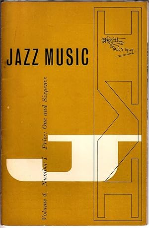 JAZZ MUSIC: Volume 4, No. 1, 1949 (Jazz Music Magazine incorporating Jazz Tempo and Discography)