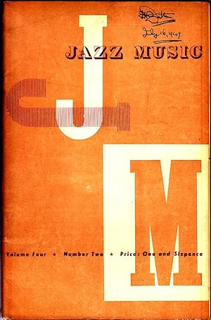 JAZZ MUSIC: Volume 4, No. 2, 1949 (Jazz Music Magazine incorporating Jazz Tempo and Discography)