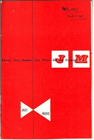 JAZZ MUSIC: Volume 4, No. 5, 1951 (Jazz Music Magazine incorporating Jazz Tempo and Discography)