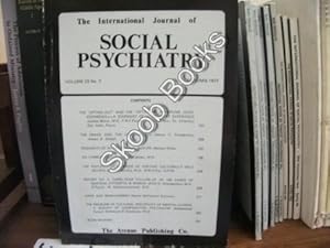 Imagen del vendedor de The International Journal of Social Psychiatry: Volume 23, No. 3, Autumn 1977 a la venta por PsychoBabel & Skoob Books