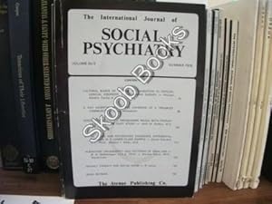 Imagen del vendedor de The International Journal of Social Psychiatry: Volume 24, No. 2, Summer 1978 a la venta por PsychoBabel & Skoob Books