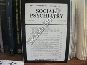 Imagen del vendedor de The International Journal of Social Psychiatry: Volume 24, No. 3, Autumn 1978 a la venta por PsychoBabel & Skoob Books