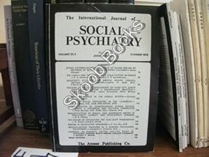 Imagen del vendedor de The International Journal of Social Psychiatry: Volume 25, No. 2, Summer 1979 a la venta por PsychoBabel & Skoob Books