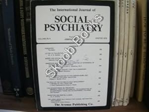 Imagen del vendedor de The International Journal of Social Psychiatry: Volume 25, No. 4, Winter 1979 a la venta por PsychoBabel & Skoob Books