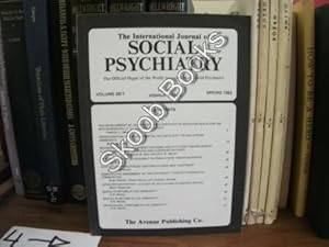 Imagen del vendedor de The International Journal of Social Psychiatry: Volume 28, No. 1, Spring 1982 a la venta por PsychoBabel & Skoob Books