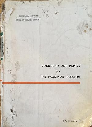 Image du vendeur pour Documents and Papers on the Palestinian Question mis en vente par Arthur Probsthain