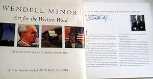 Seller image for Wendell Minor: Art for the Written Word : Twenty-Five Years of Book Cover Art (SIGNED by Wendell Minor and David McCullough) for sale by Trilby & Co. Books