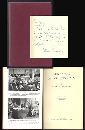 WRITING FOR TELEVISION. Inscribed