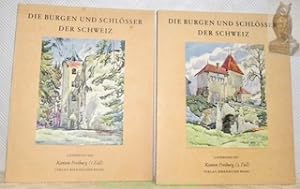 Bild des Verkufers fr Die Burgen und Schlsser des Kantons Freiburg. 2 Bnden. zum Verkauf von Bouquinerie du Varis