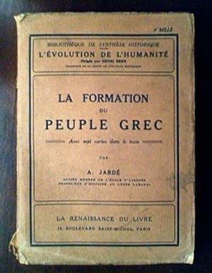 LA FORMATION DU PEUPLE GREC