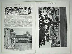 Original Issue of Country Life Magazine Dated Aug 7th 1920 with a Main Feature on Shawford House ...