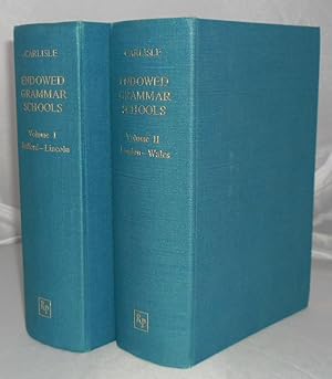 Bild des Verkufers fr A Concise Description of the Endowed Grammar Schools in England and Wales [2 Volume Set] zum Verkauf von Besleys Books  PBFA