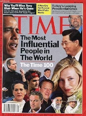 Bild des Verkufers fr TIME, MAY 14, 2007 (Contents: The most influential people in the World, The Time 100. Divided they stand ( Turkey). Why you'll miss this man (Tony Bair).) zum Verkauf von Le-Livre