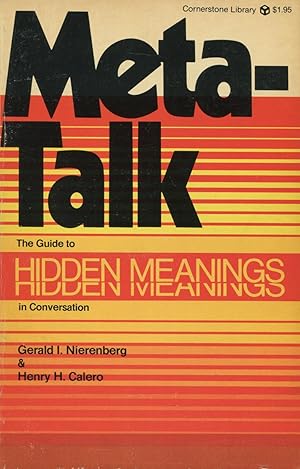 Image du vendeur pour Meta-Talk: Hidden Meanings mis en vente par Kenneth A. Himber