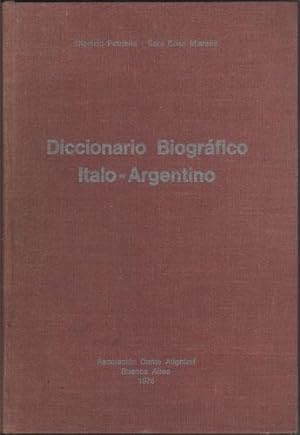Imagen del vendedor de Diccionario Biogrfico Italo-Argentino a la venta por Federico Burki