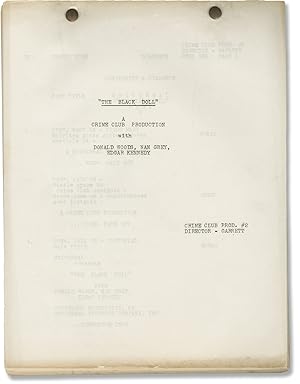 Seller image for The Black Doll (Original post-production script for the 1938 film) for sale by Royal Books, Inc., ABAA