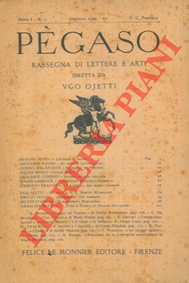 Pègaso. Rassegna di lettere e arti. 1929.