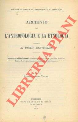 Seller image for Un problema antropologico a proposito dei Dalmati. for sale by Libreria Piani