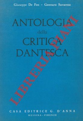 Bild des Verkufers fr Antologia della critica dantesca. zum Verkauf von Libreria Piani