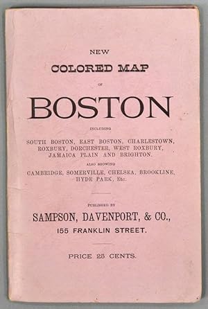 MAP OF BOSTON. 1883. PUBLISHED EXPRESSLY FOR THE BOSTON DIRECTORY