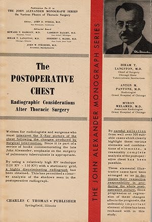 Imagen del vendedor de The Postoperative Chest: Radiographic Considerations after Thoracic Surgery a la venta por Bookshop Baltimore