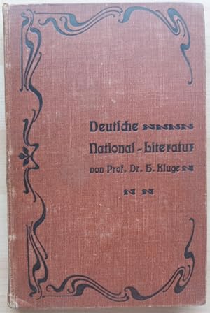 Bild des Verkufers fr Geschichte der deutschen National-Literatur. Zum Gebrauche an hheren Unterrichtsanstalten und zum Selbststudium bearbeitet. zum Verkauf von buch-radel