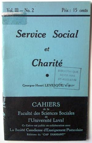 Seller image for Service social et charit for sale by Claudine Bouvier