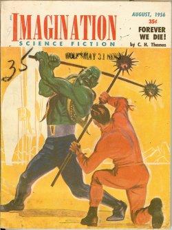 Image du vendeur pour IMAGINATION Science Fiction: August, Aug. 1956 mis en vente par Books from the Crypt