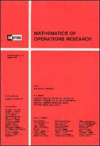 Seller image for MATHEMATICS OF OPERATIONS RESEARCH for sale by 100POCKETS