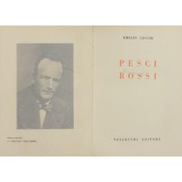 Seller image for Pesci rossi for sale by Libreria Antiquaria Giulio Cesare di Daniele Corradi