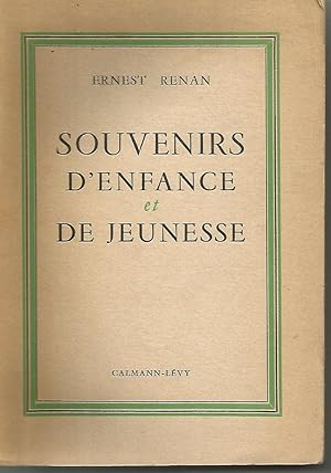 Image du vendeur pour Souvenirs d'enfance et de jeunesse mis en vente par Librairie l'Aspidistra