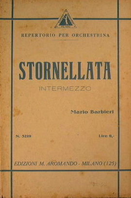 Imagen del vendedor de Stornellata ( intermezzo ) a la venta por Antica Libreria di Bugliarello Bruno S.A.S.