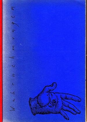 Immagine del venditore per Wahrnehmungen. Anl��lich des Kolloquiums Wahrnehmung und �sthetische Reflexion, 28. - 30. Oktober 1993. venduto da Antiquariat Carl Wegner