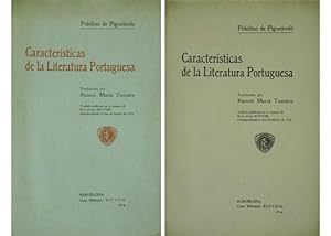 Imagen del vendedor de Caractersticas de la Literatura Portuguesa. Traduccin de Ramn Mara Tenreiro. a la venta por Hesperia Libros