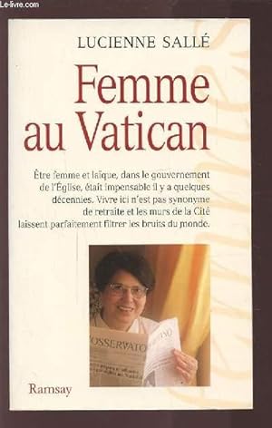 Image du vendeur pour FEMME AU VATICAN. mis en vente par Le-Livre