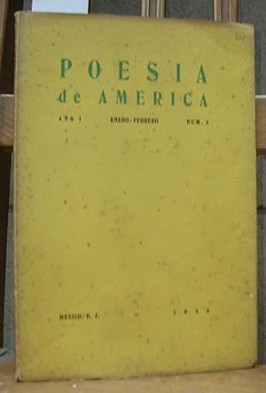 POESIA EN AMERICA. Revista bimestral. Año I Nº 5. Enero - febrero 1953