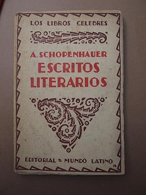 Imagen del vendedor de Escritos Literarios. Trad. por Edmundo Gonzlez-Blanco. a la venta por Carmichael Alonso Libros