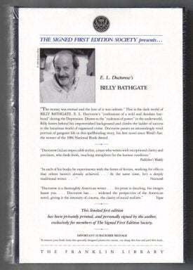 Imagen del vendedor de Billy Bathgate - 1st Edition/1st Printing a la venta por Books Tell You Why  -  ABAA/ILAB