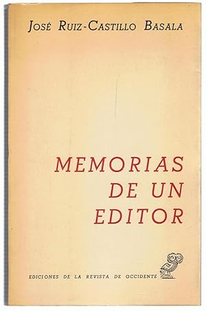 Imagen del vendedor de MEMORIAS DE UN EDITOR a la venta por Librera Torren de Rueda