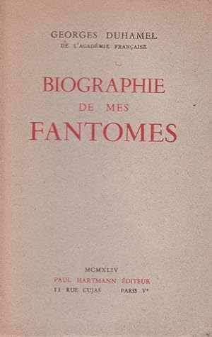 Biographie de mes fantômes, 1901-1906