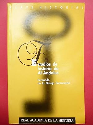 Bild des Verkufers fr Estudios de historia de al-Andalus. zum Verkauf von Carmichael Alonso Libros