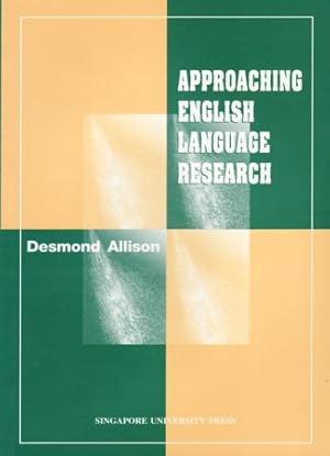 Seller image for Approaching English Language Research. for sale by Asia Bookroom ANZAAB/ILAB