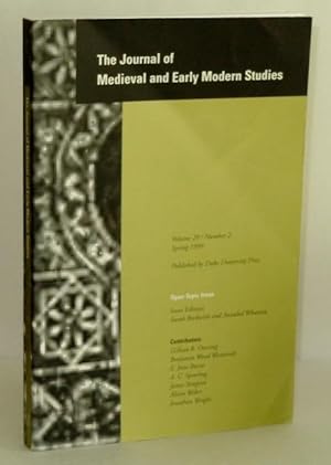 Seller image for The Journal of Medieval and Early Modern Studies, Volume 29, Number 2, Spring 1999; Open-Topic Issue for sale by Whiting Books