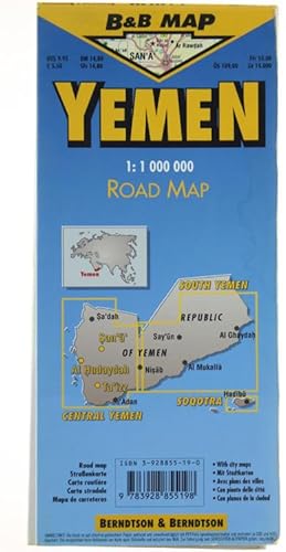 YEMEN. 1:1.000.000 ROAD MAP.: